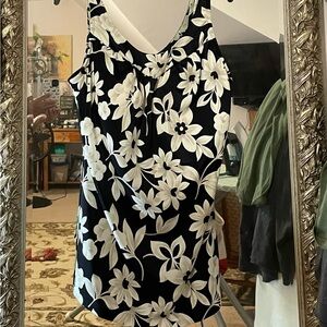 Black and White Floral swimsuit